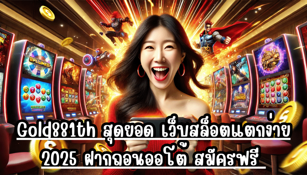 Gold881th สุดยอด เว็บสล็อตแตกง่าย 2025 ฝากถอนออโต้ สมัครฟรี เล่นได้เงินจริง